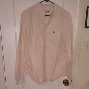 Lacoste | Men's Light Pink Casual Shirt